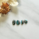 Small Sky Blue Mixed Sonora Turquoise, Set of 4 Background