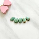 Small Mint Green Mixed Kingman Turquoise, Set of 5 Background