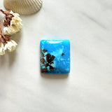 Large Sky Blue Square Ithaca Peak Turquoise Background