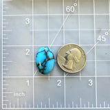 Large Sky Blue Oval Prince Egyptian Turquoise Dimensions