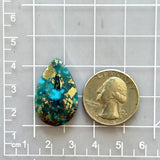 Large Sky Blue Teardrop Ithaca Peak Turquoise Dimensions
