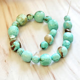 Sky Blue Fox Turquoise Nugget Beads Dimensions