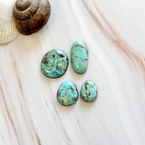 Medium Mint Green Freeform Tyrone Turquoise, Set of 4 Background