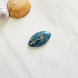 Large Ocean Blue Surfboard Ithaca Peak Turquoise Background