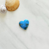 Large Sky Blue Heart Ithaca Peak Turquoise Background