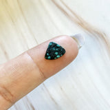 Small Ocean Blue Triangle Lander Blue Turquoise Background