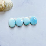 Small Sky Blue Mixed Sleeping Beauty Turquoise, Set of 4 Background