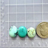 Medium Mixed Mixed Mixed Turquoise, Set of 3 Dimensions