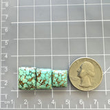 Medium Sky Blue Square Namtso Lake Turquoise, Set of 3 Dimensions