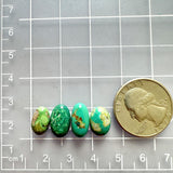 Small Mixed Mixed Mixed Turquoise, Set of 4 Dimensions