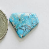 L16 x W19 x H3 Sky Blue Freeform Bisbee Turquoise Dimensions