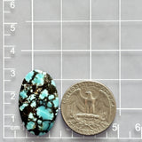 Large Sky Blue Oval Yungai Turquoise Dimensions