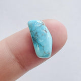 L18 x W9 x H4 Sky Blue Freeform Bisbee Turquoise Background