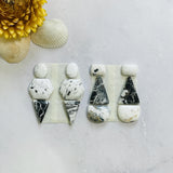 Small White Mixed White Buffalo Dolomite, Set of 12 Background