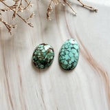 Large Sky Blue Mixed Namtso Lake Turquoise, Set of 2 Background