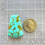 Large Sky Blue Freeform Number 8 Turquoise Dimensions
