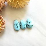 Medium Sky Blue Mixed Yungai Turquoise, Set of 3 Background