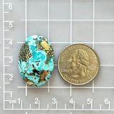Large Sky Blue Oval Ithaca Peak Turquoise Dimensions