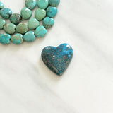 Large Ocean Blue Heart Ithaca Peak Turquoise Background