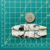 Small White Mixed White Buffalo Dolomite, Set of 12 Dimensions