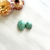 Small Mint Green Mixed Broken Arrow Variscite, Set of 2 Background