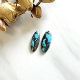 Large Sky Blue Surfboard Blue Moon Turquoise, Set of 2 Background