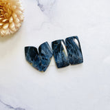Large Deep Blue Mixed Pietersite Quartz, Set of 4 Background