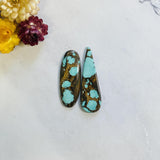 Large Sky Blue Mixed Yungai Turquoise, Set of 2 Background