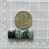 Small Purple Mixed Milky Way Turquoise, Set of 4 Dimensions