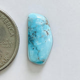L18 x W9 x H4 Sky Blue Freeform Bisbee Turquoise Dimensions