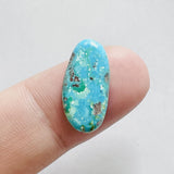 L20 x W10 x H4 Sky Blue Freeform Bisbee Turquoise Background