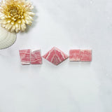 Medium Pink Mixed Rhodochrosite, Set of 6 Background