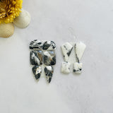 Medium Mixed Mixed White Buffalo Dolomite, Set of 10 Background
