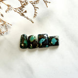 Small Sea Green Mixed Treasure Mountain Turquoise, Set of 4 Background