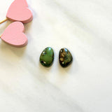 Small Mixed Freeform Lone Mountain Turquoise, Set of 2 Background