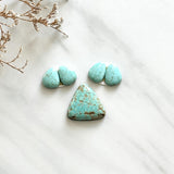 Small Sky Blue Mixed Number 8 Turquoise, Set of 5 Background