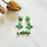 Small Lime Green Mixed Sonoran Gold Turquoise, Set of 13 Background