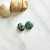 Small Mint Green Mixed Tyrone Turquoise, Set of 2 Background