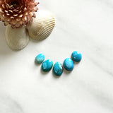 Small Sky Blue Mixed Yungai Turquoise, Set of 5 Background
