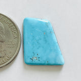L25 x W17 x H3 Sky Blue Freeform Bisbee Turquoise Dimensions
