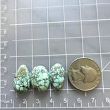 Medium Sky Blue Mixed Namtso Lake Turquoise, Set of 3 Dimensions