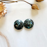 Large Ocean Blue Round Yungai Turquoise, Set of 2 Background