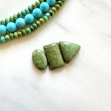 Small Sea Green Mixed Namtso Lake Turquoise, Set of 3 Background