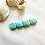 Small Sky Blue Barrel Sonora Turquoise, Set of 4 Background