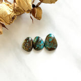 Medium Sky Blue Freeform Number 8 Turquoise, Set of 3 Background