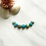 Small Mixed Mixed Mixed Turquoise, Set of 7 Background