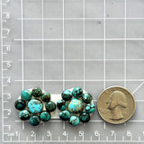 Small Mixed Mixed Yungai Turquoise, Set of 18 Dimensions