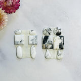 Small White Mixed White Buffalo Dolomite, Set of 12 Background