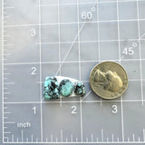 Small Sky Blue Mixed Yungai Turquoise, Set of 3 Dimensions