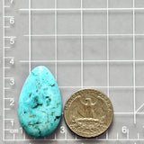 Large Sky Blue Teardrop Number 8 Turquoise Dimensions